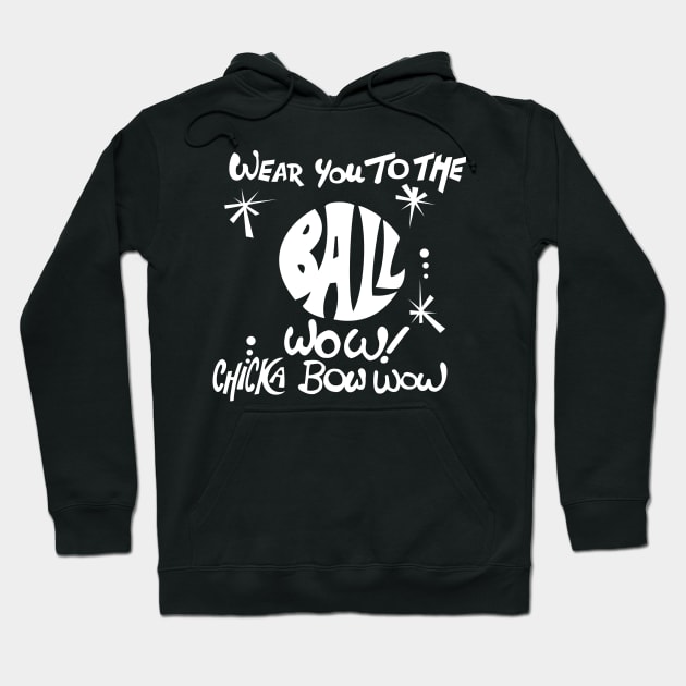 U-Roy "Wear You to the Ball" (white) Hoodie by Miss Upsetter Designs